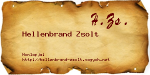 Hellenbrand Zsolt névjegykártya